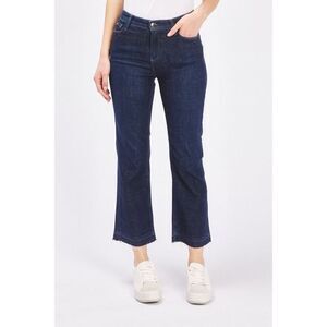 Gas Blue Cotton Flared Women's Jeans